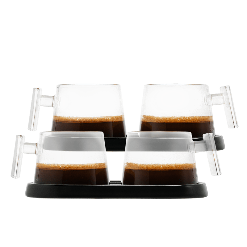 Espresso Cup Set - Pure Over - Espresso Cup Set Black - Set of 4