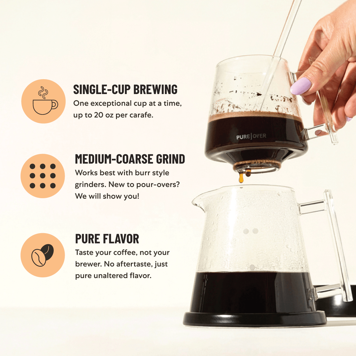 Signature Brew Kit for 2 Gift Set - Pure Over-POM-BK-B_2M_C