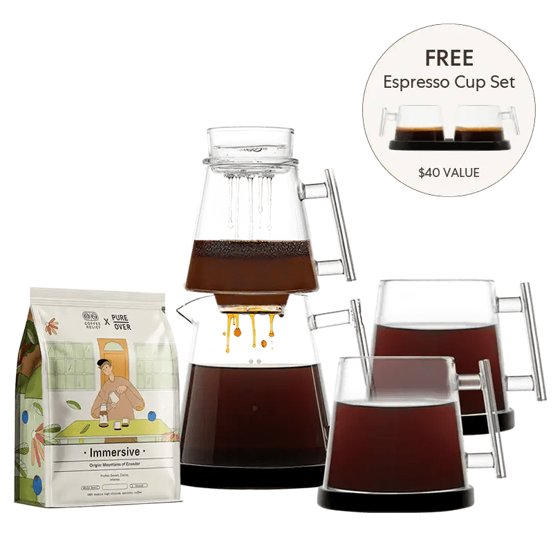 Signature Brew Kit for 2 Gift Set - Pure Over-POM-BK-B_2M_C