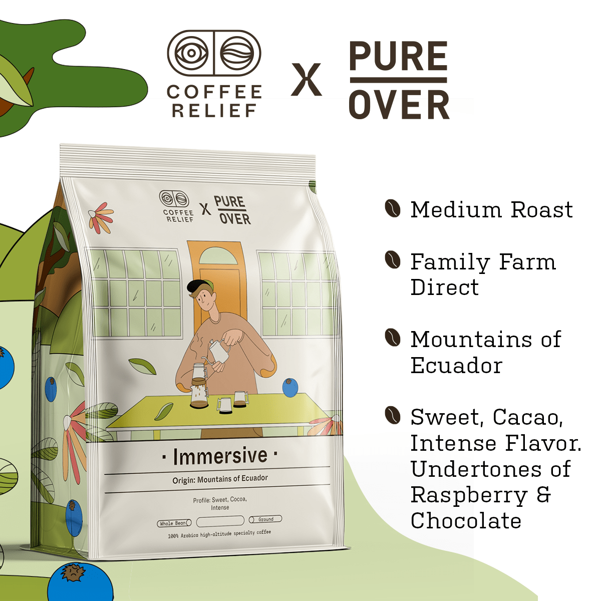 Signature Brew Kit for 2 Gift Set - Pure Over - POM-BK-B_2M_C