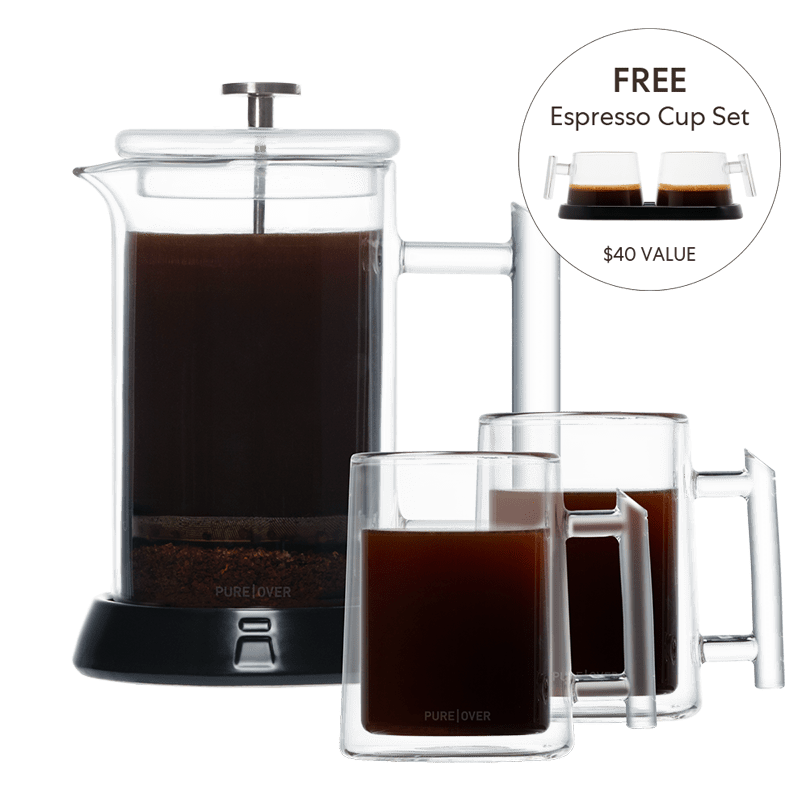 French Press - Pure Over - PO-FP-B-Mug