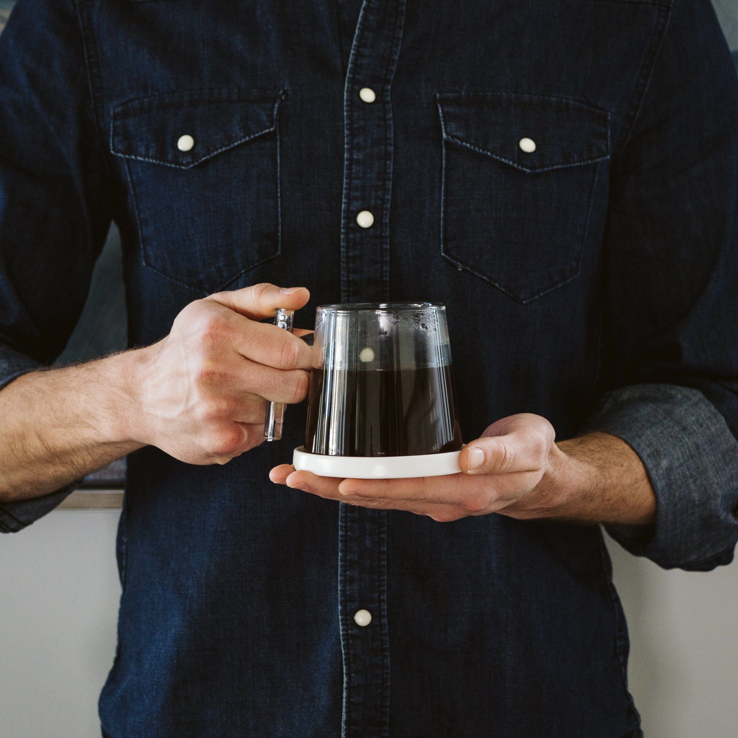 White & Black Coaster