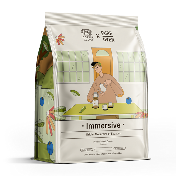 Coffee Relief X Pure Over: Immersive Roast
