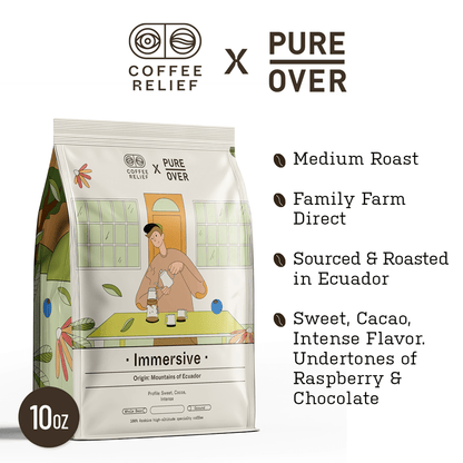Pure Over X Coffee Relief: Immersive Roast - Pure Over - CR-I-W