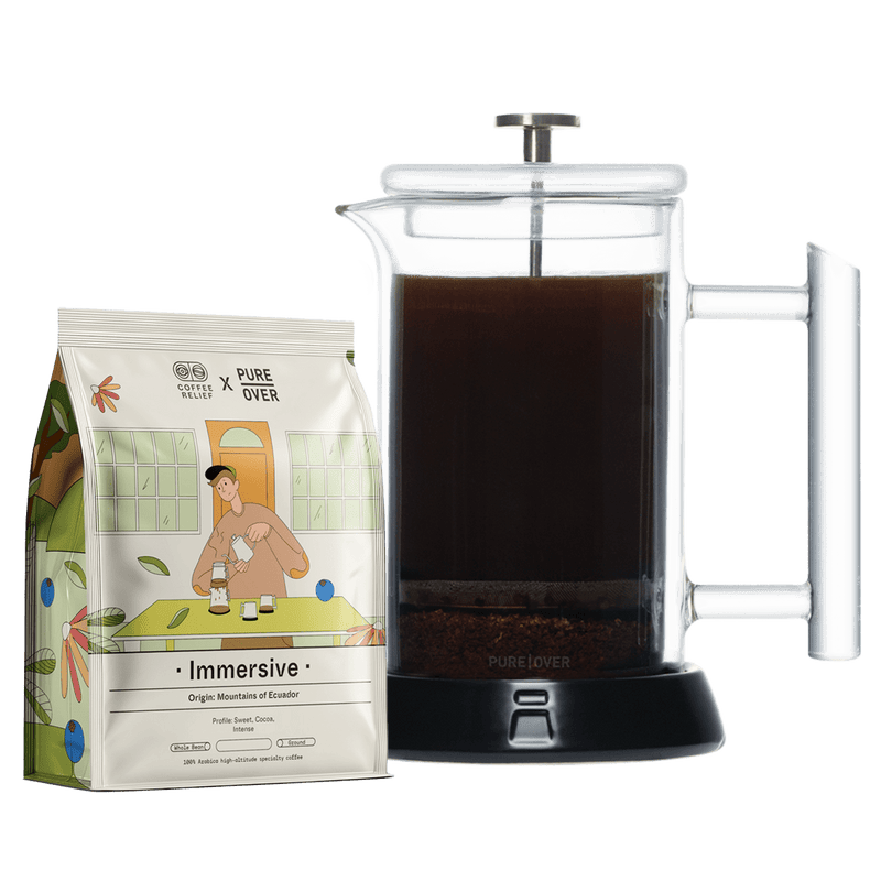 French Press Bundle - Pure Over-PO-FP-B_C