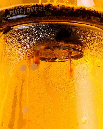 Pure over brew kit brewing through glass