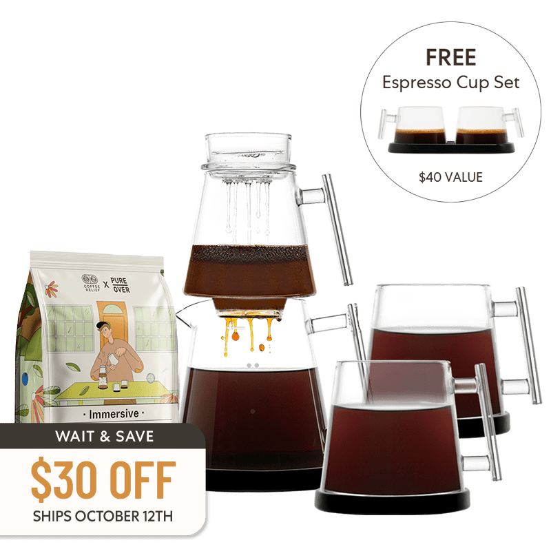 Signature Brew Kit for 2 Gift Set - Pure Over-POM-BK-B_2M_C-O