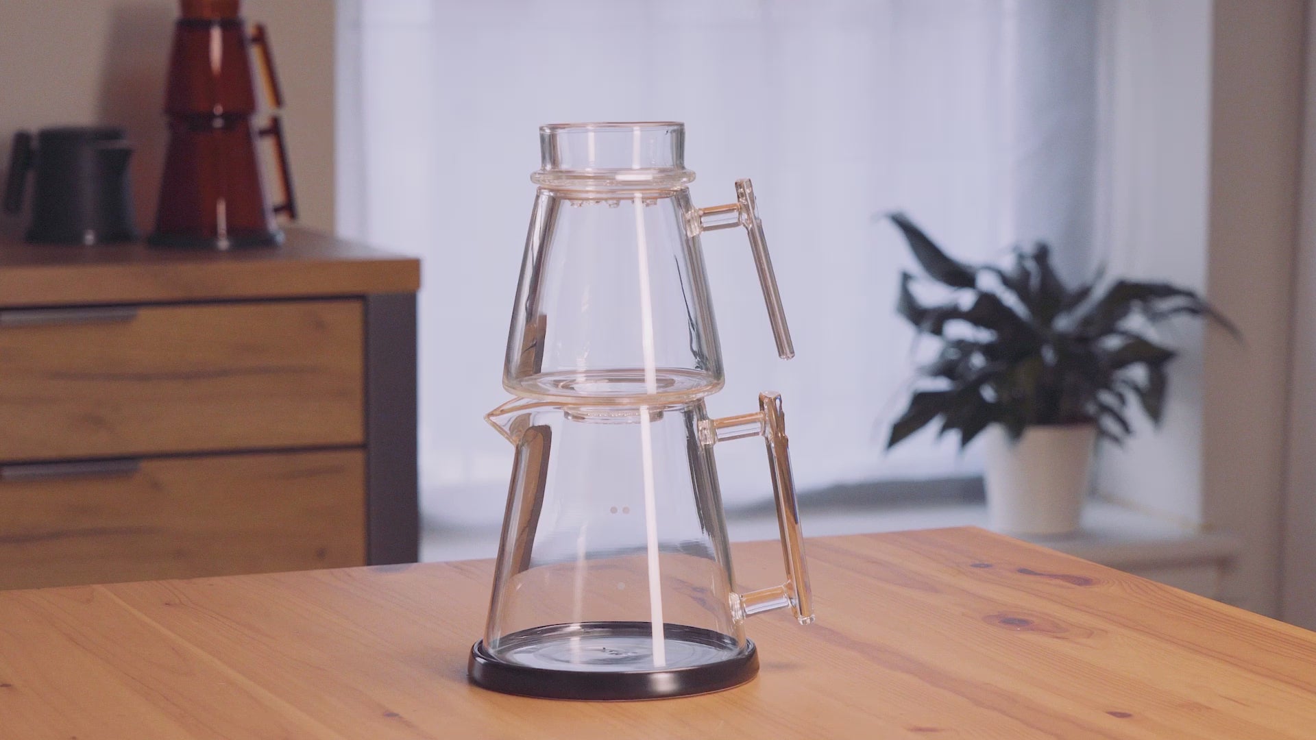 Pure Over Signature Brew Kit step-by-step brewing guide showing how to make pour over coffee with medium grind, bloom phase, and 4 to 5 minute brew time