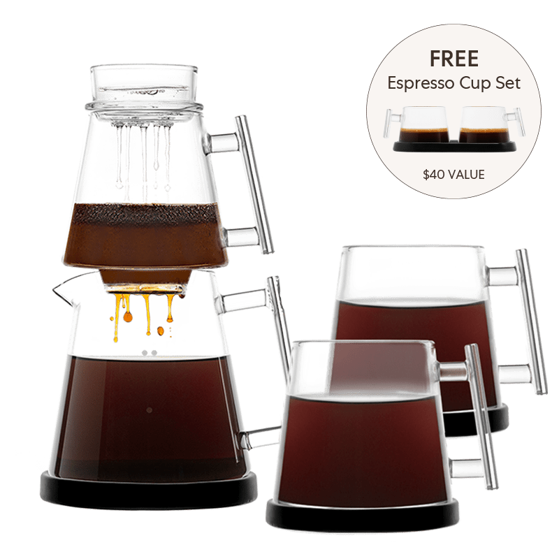 Signature Brew Kit + 2 Mugs + Gift - Pure Over - POM-BK-B_2M_G